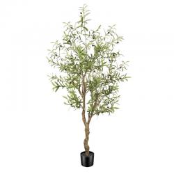 FEELEAD Artificial Olive Tree 6ft -Tall Fake Potte