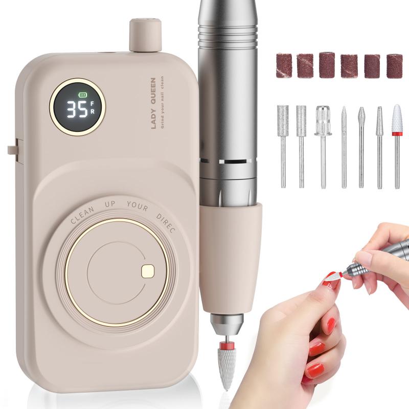 Portable Nail Drill Electric File: 35000RPM Profes